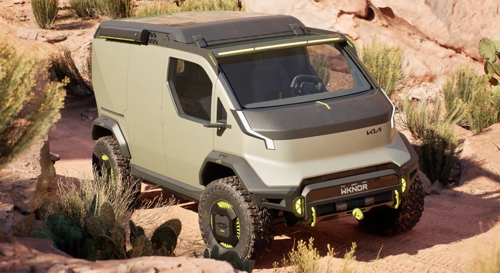 Kia EV9 ADVNTR i PV5 WKNDR